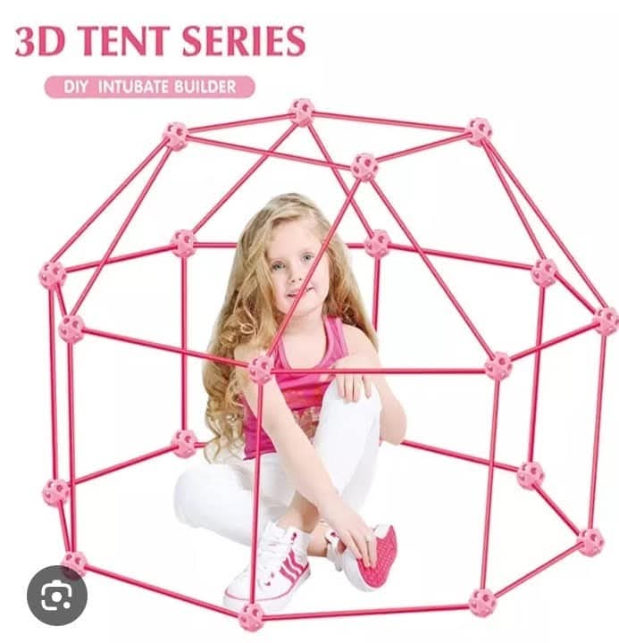 Jeu de Construction Tente 3D – 68 Pièces