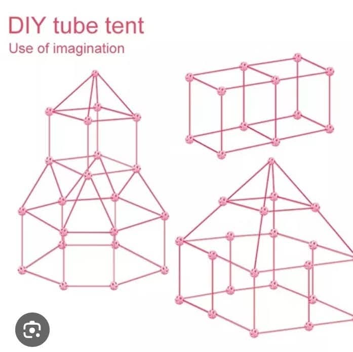 Jeu de Construction Tente 3D – 68 Pièces