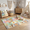 Tapis de jeu pliable bébé double face – Pack Éveil de Bébé