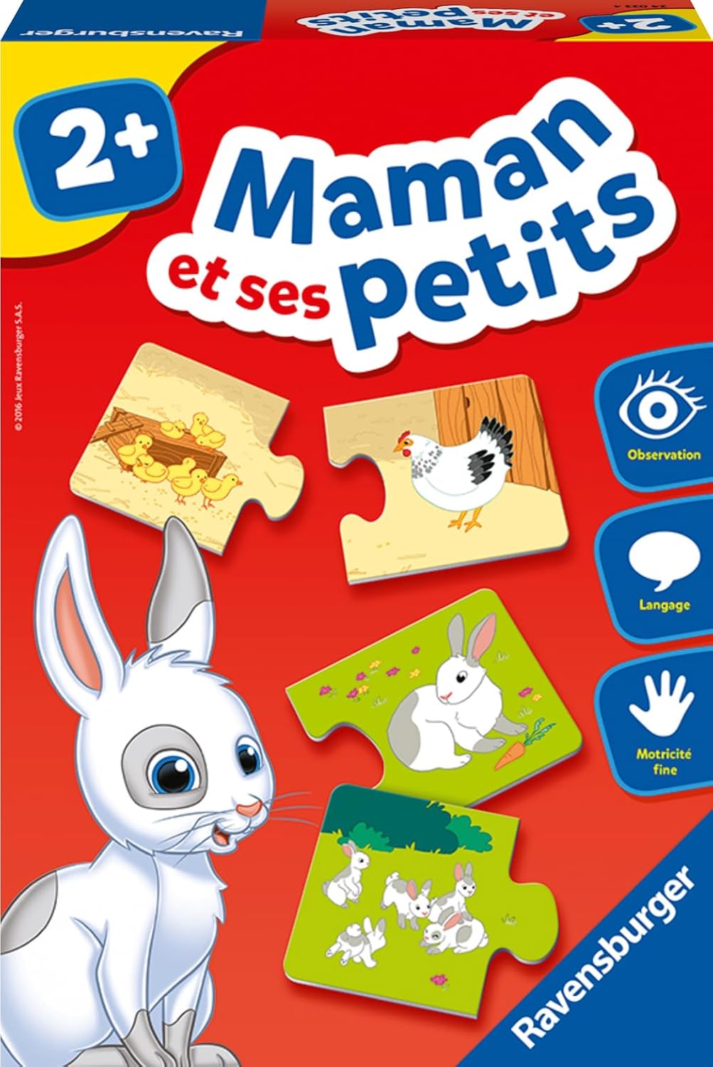 Ravensburger Maman et Ses Petits – Pack 0-2 ans Éveil de Bébé TOUPIX