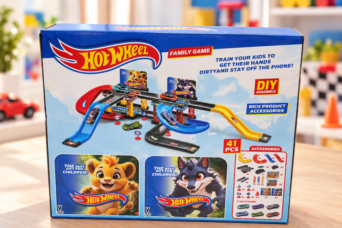 Circuit de voitures, détail – Pack Constructions