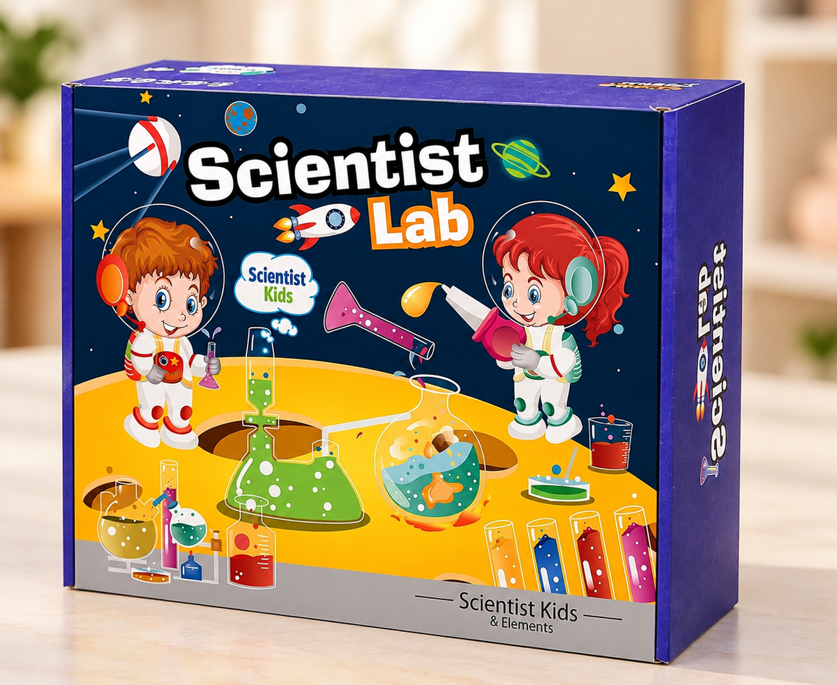 Scientist Lab – Kit de Chimie Enfant, 30+ Expériences