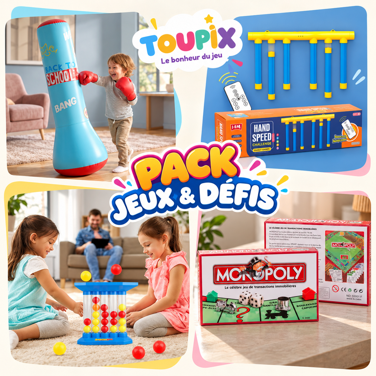 Pack 6 ans et + – Jeux et Défis (4 jeux)