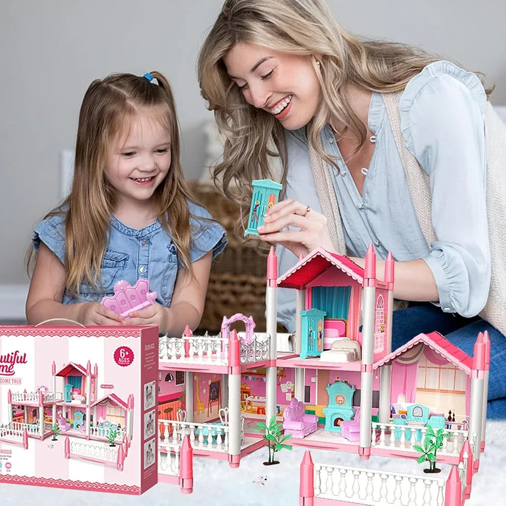 Château de construction pour fille