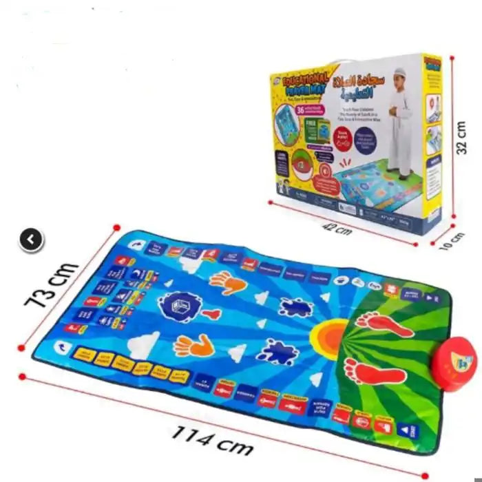 Tapis de Prière Éducatif pour Enfants dès 3 ans