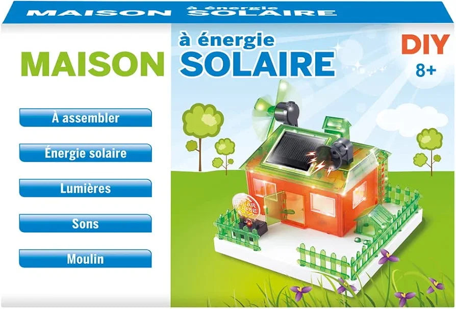Jeu de construction maison solaire 34 pièces – Pack Sciences et Constructions
