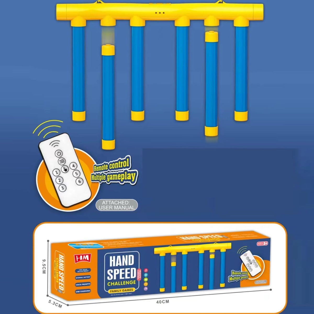 Attrape-Bâton électronique, jeu de réflexes – Pack Jeux et Défis