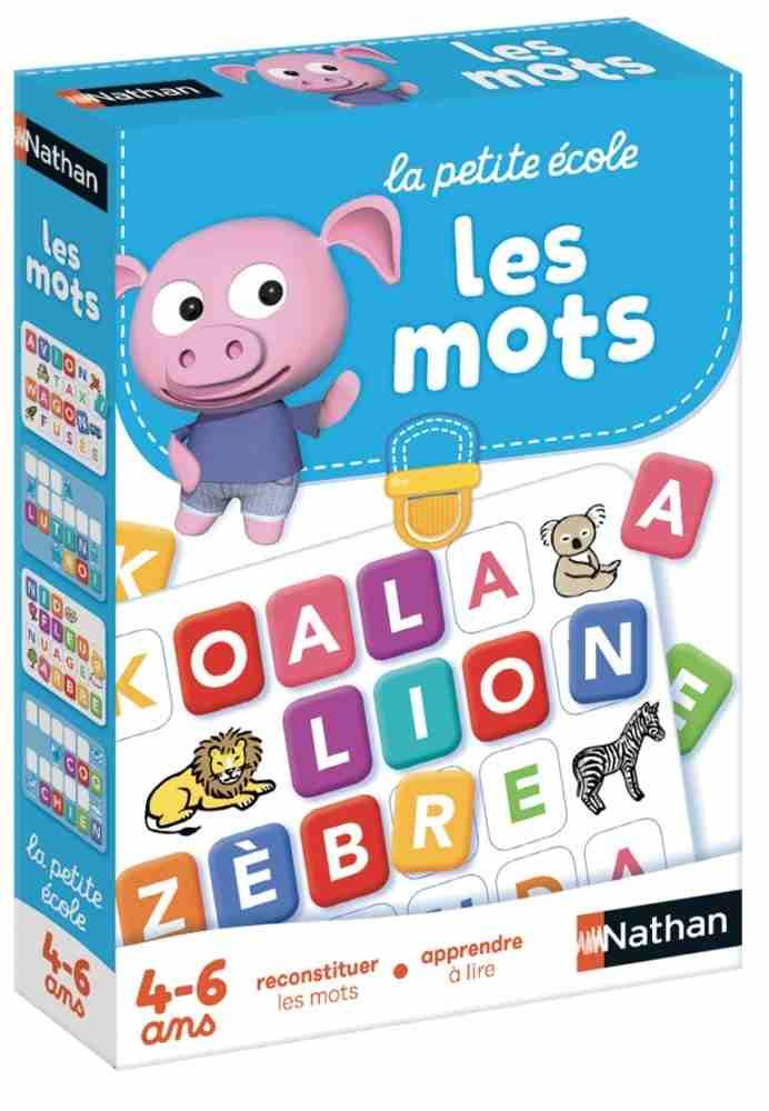 Puzzle éducatif Les mots Nathan – Pack 3-5 ans Apprendre en Jouant TOUPIX