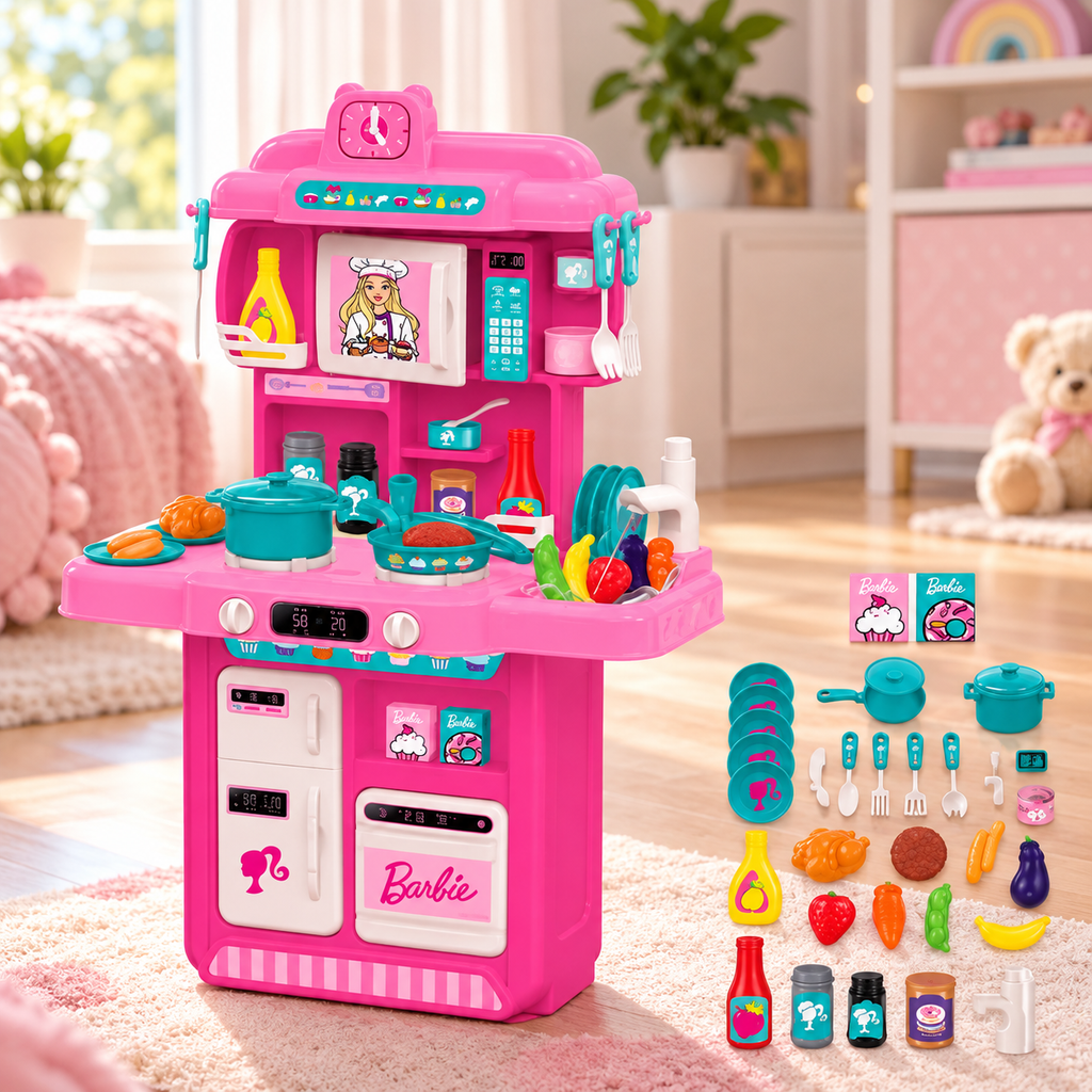 Cuisine Barbie pour Enfant dès 3 ans