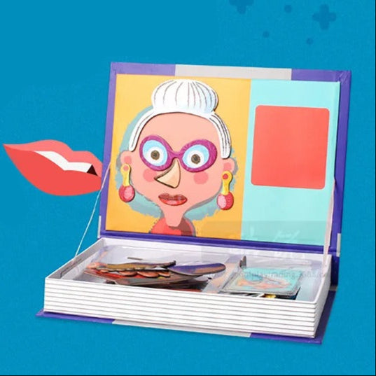 Livre Magnétique Visages – 67 Pièces